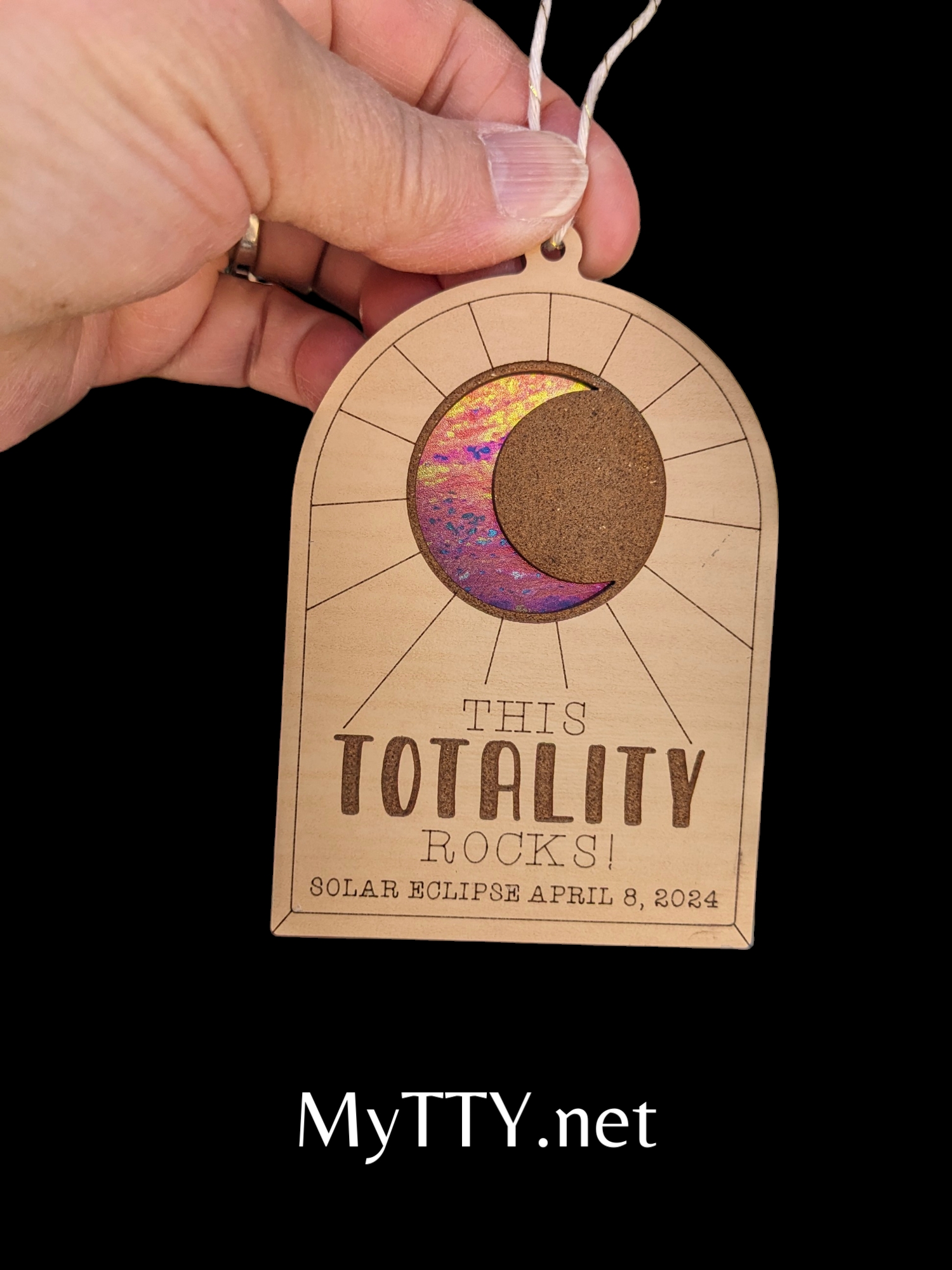 Totality Eclipse Ornament - April 8, 2024